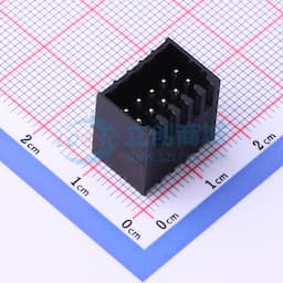 【插件】黑色 2x5P 2.54mm 排数:2 每排P数:5缩略图