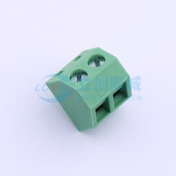 1x2P 5.08mm 直插 排数:1 每排P数:2【插件】缩略图