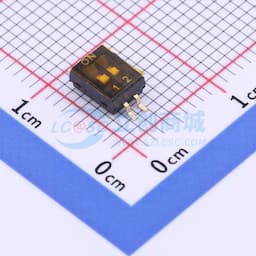 拨码开关 2P-1.27间距 黑色贴片缩略图