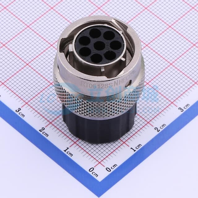 ECO-MATE 插头，尺寸12，8位，插座，端盖实物图