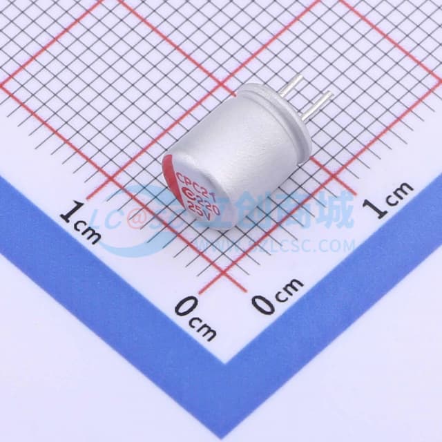 【插件】220uF ±20% 25V实物图