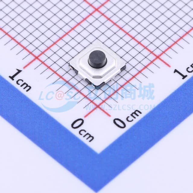 5.2*5.2*2mm 立贴 轻触开关实物图