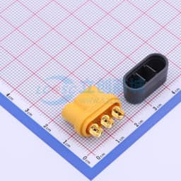 【焊接辅料】两件套 AMASS(艾迈斯)焊接注塑型 3PIN 接头，MR60-F.G.Y缩略图