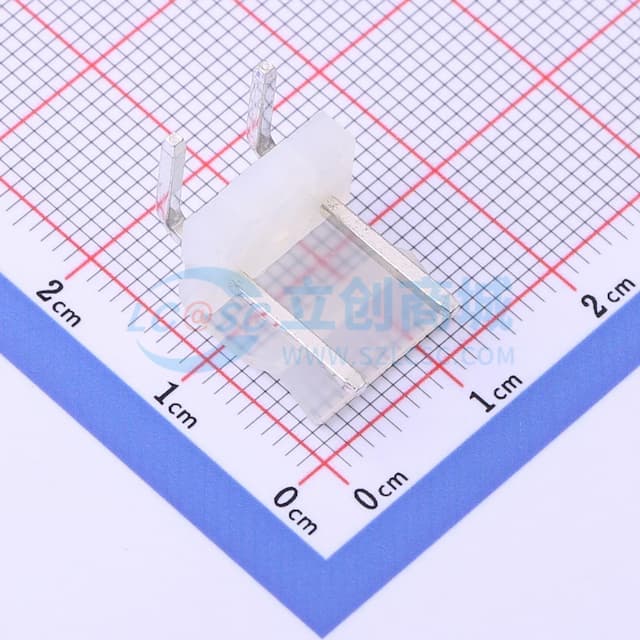 1x3P(缺1P) 间距:7.92mm 弯插 系列:CH实物图