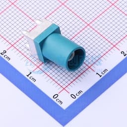 【插件】水蓝色 FAKRA连接器,公头立式板端缩略图