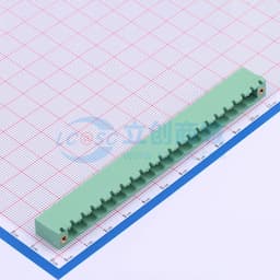 绿色 螺丝固定 1x20P 5.08mm 排数:1 每排P数:20缩略图