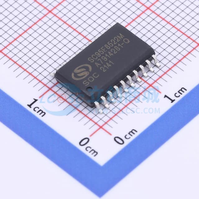超高速1T8051内核23路二合一触控FlashMCU实物图