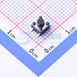 轻触开关4.5*4.5*4.3贴片四脚正按圆柄按键180gf缩略图