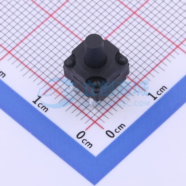 8*8*11防水IP67四脚插件按键250gf实物图