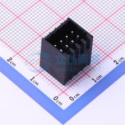 【插件】黑色 卡扣固定 2x4P 2.54mm 排数:2 每排P数:4缩略图