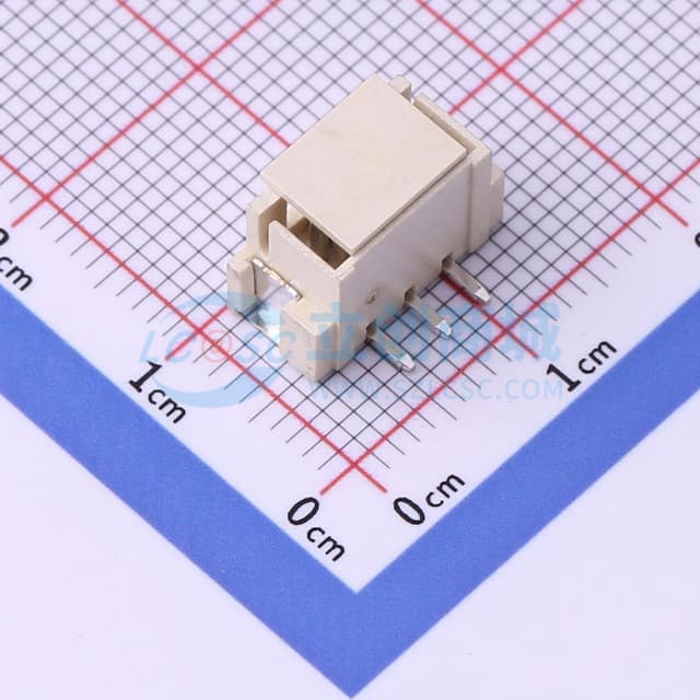 1x3P 间距:2.5mm 立贴 系列:XHB实物图
