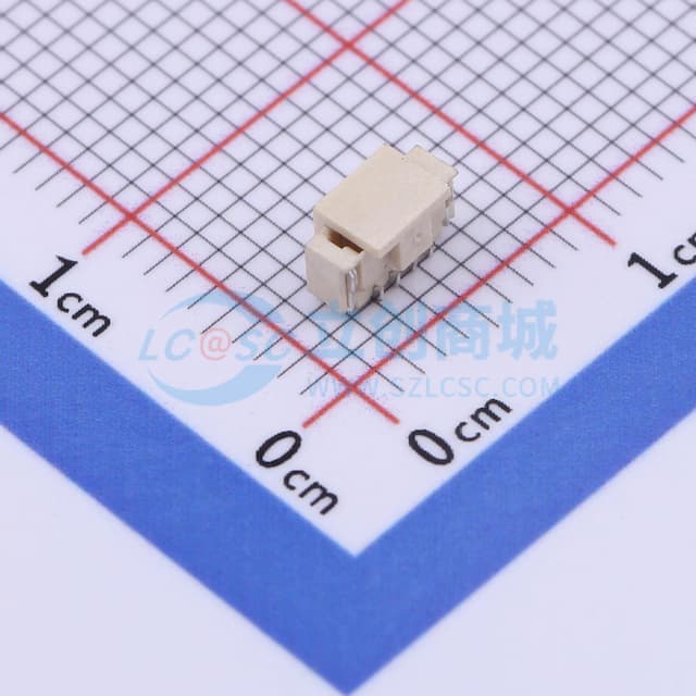 1x4P 间距:0.8mm 立贴实物图
