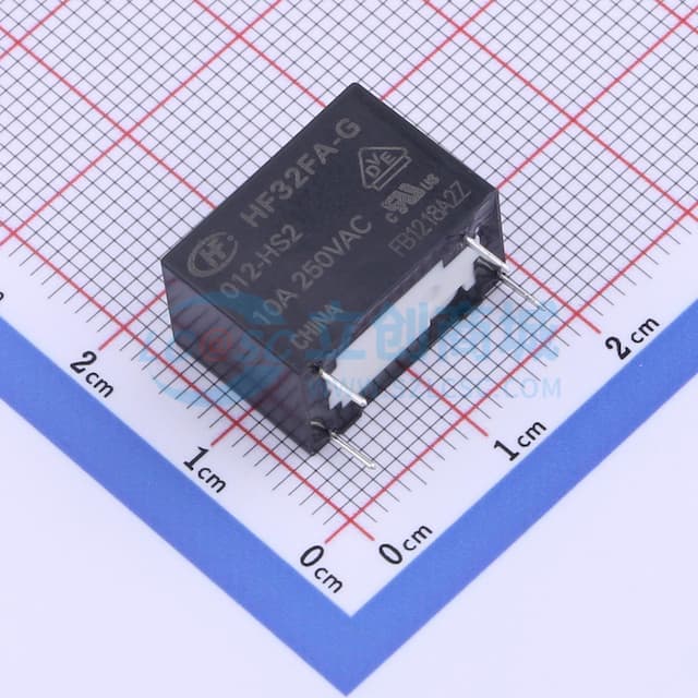 【插件】超小型中功率12V继电器 单刀单掷-常开实物图