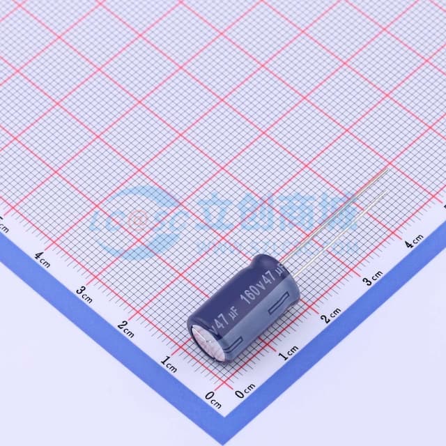 47uF ±20% 160V实物图