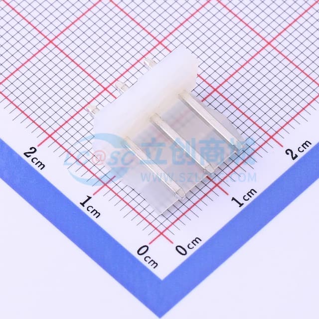 1x3P 间距:5.08mm 直插实物图