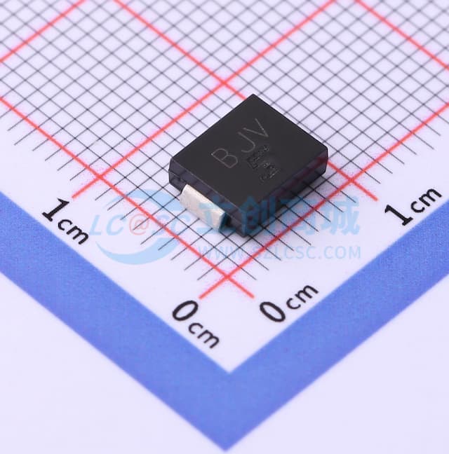 双向TVS 51V截止 峰值浪涌电流：18.2A@8/20us实物图