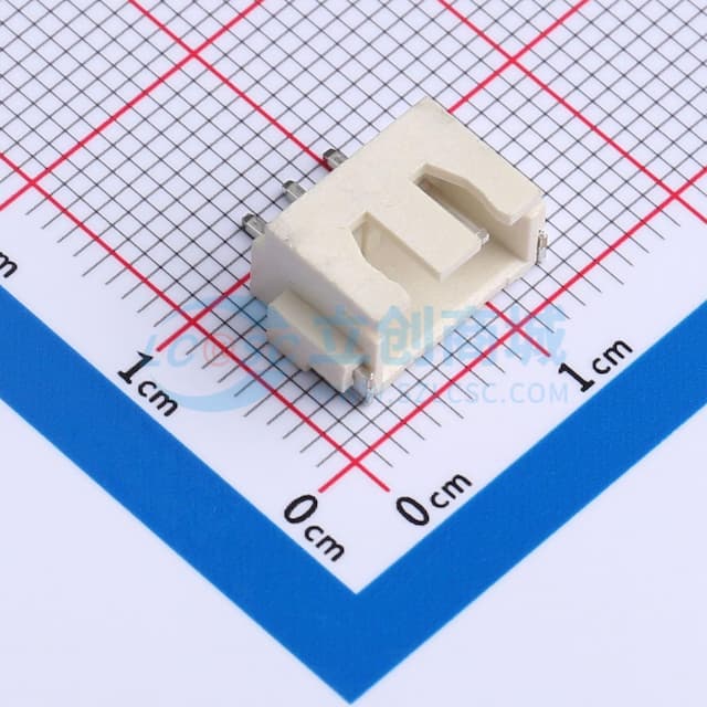 1x3P 间距:2.54mm 卧贴实物图
