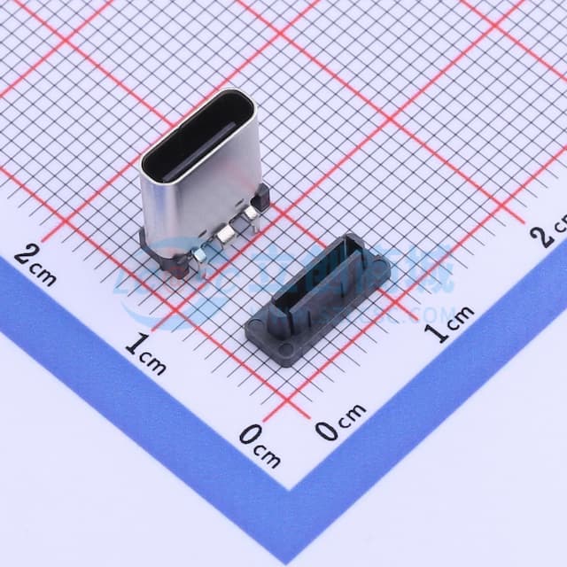 Type-C 母 立贴实物图
