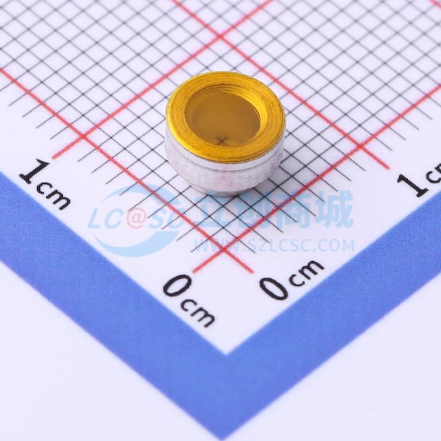 雄和远景，电路板表贴圆螺母柱，光孔3.3Xφ6*2.5+1.4，铁镀锡，编带装实物图