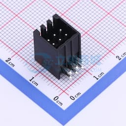 【插件】黑色 2x3P 2.54mm 排数:2 每排P数:3缩略图
