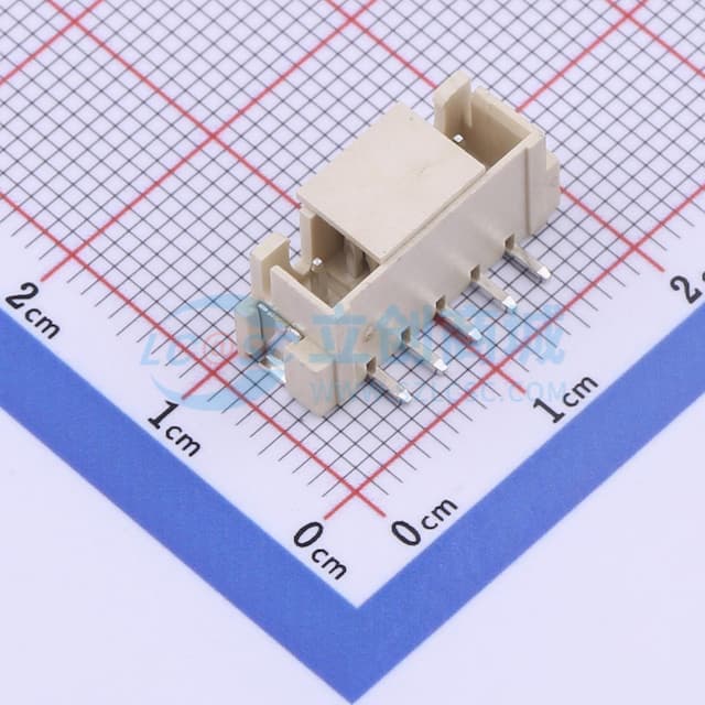1x5P 间距:2.5mm 立贴 系列:XH实物图