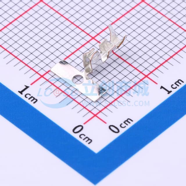 插座触点，镀锡，适用26 - 22 AWG线径、0.12 - 0.4 mm²线径，磷青铜材质，用于信号传输实物图