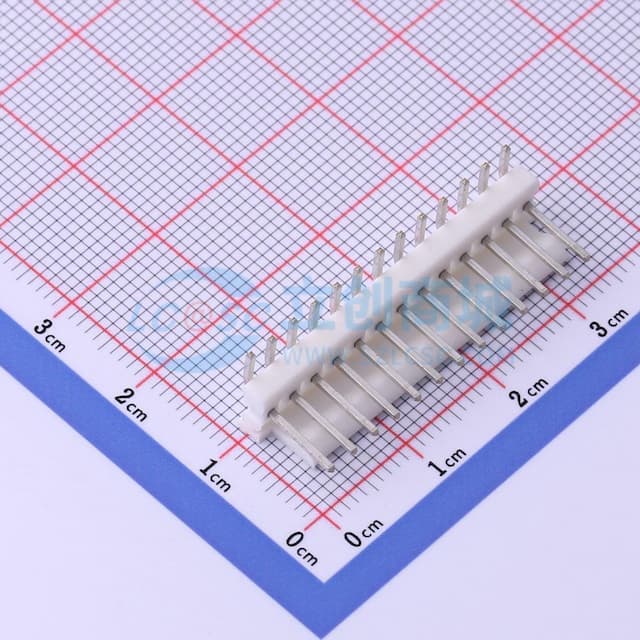 1x13P 间距:2.54mm 弯插实物图