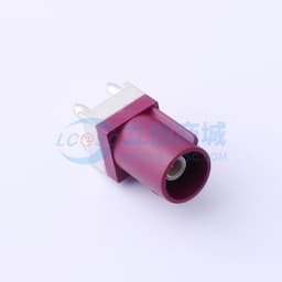 枣红色 FAKRA连接器,公头立式板端缩略图