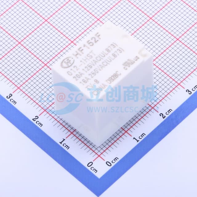 超小型大功率12V继电器 单刀单掷-常开 TV-8 【插件】实物图