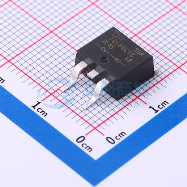 SBR10100CTB-13实物图