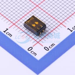 2位 1.27mm脚距内弯脚贴片式 拨码开关缩略图
