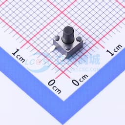 轻触开关4.5*4.5*6.0贴片四脚正按圆柄按键180gf缩略图