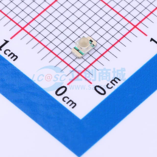 LED贴片1206侧发光带球头红外发射二极管实物图