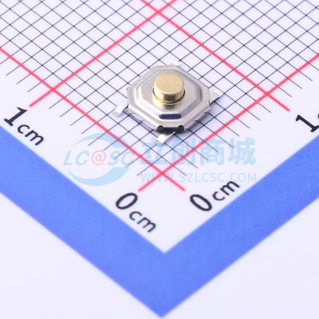 5.2*5.2*2mm 立贴 轻触开关实物图