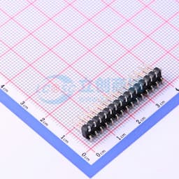 黑色 2x15P 间距:2.54mm 方针 立贴缩略图