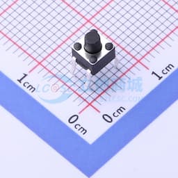 轻触开关4.5*4.5*5.0四脚插件正按圆柄按键180gf缩略图