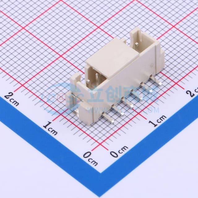 1x6P 间距:2.54mm 立贴实物图