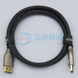 UGREEN(绿联)DP112 DP线1.4版4K144Hz 2K165Hz 8K高清DisplayPort公对公连接线 线径:9.0mm 1米60842缩略图