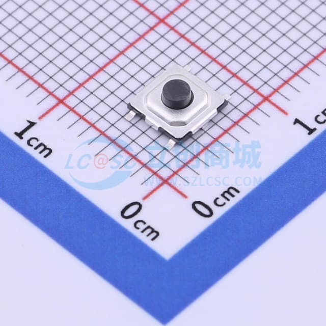 5.2*5.2*2mm 立贴 轻触开关实物图