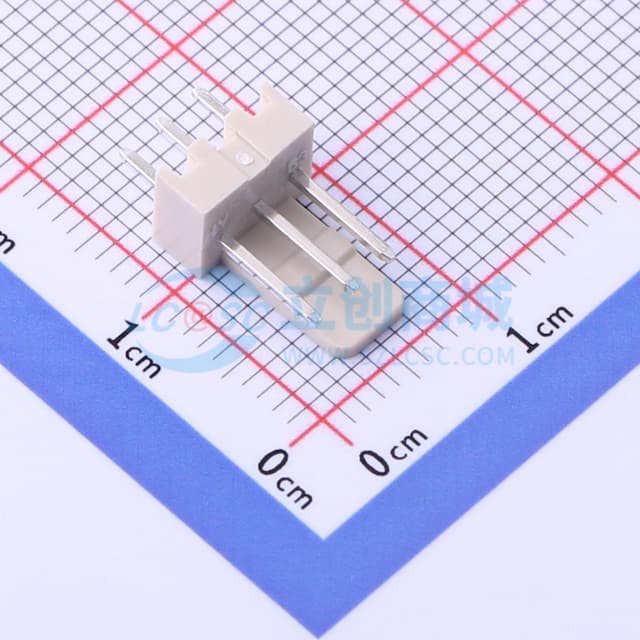 1x3P 间距:2.54mm 直插 【插件】实物图
