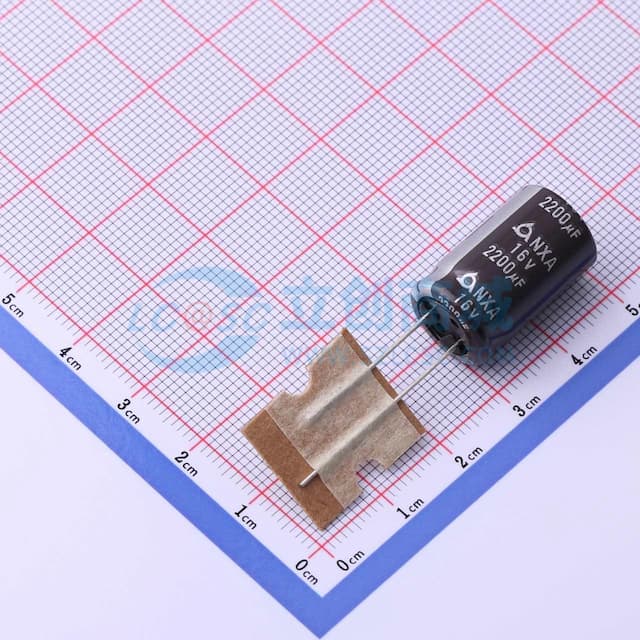 【插件】2200uF ±20% 16V实物图