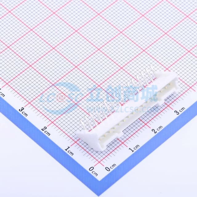 1x16P 间距:2mm 弯插 系列:PA实物图