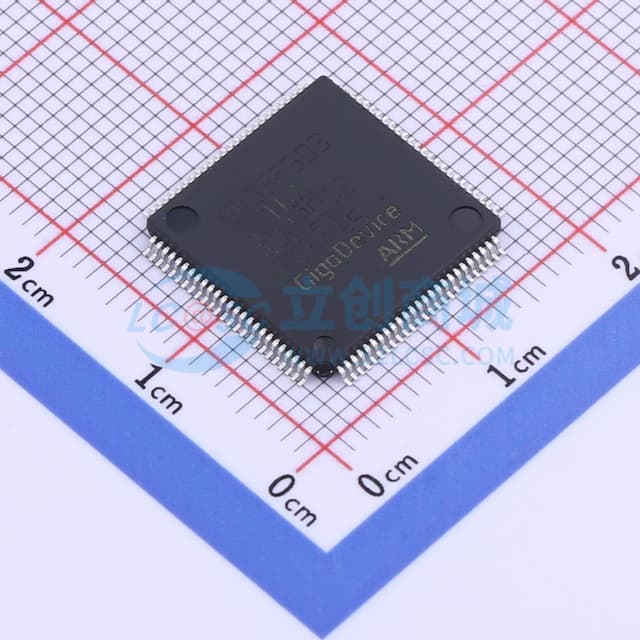 GD32F303VCT6A实物图