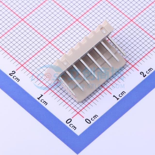1x8P 间距:2.54mm 弯插实物图