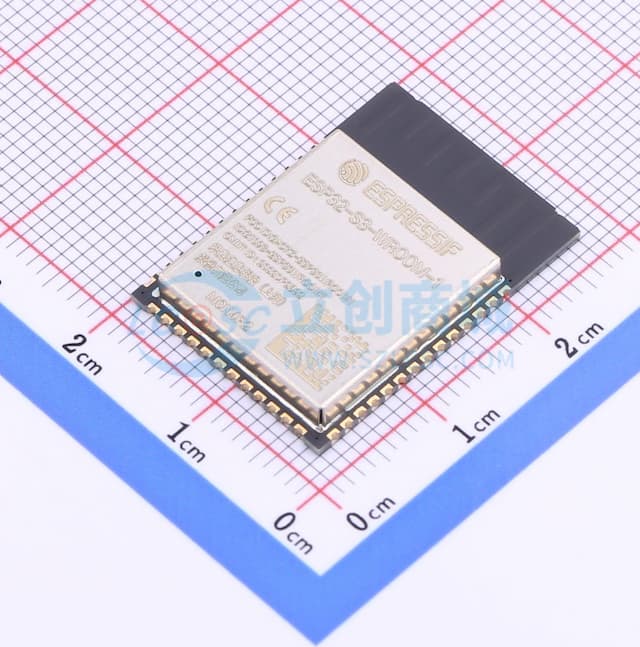 通用型Wi-Fi+低功耗蓝牙MCU模组实物图