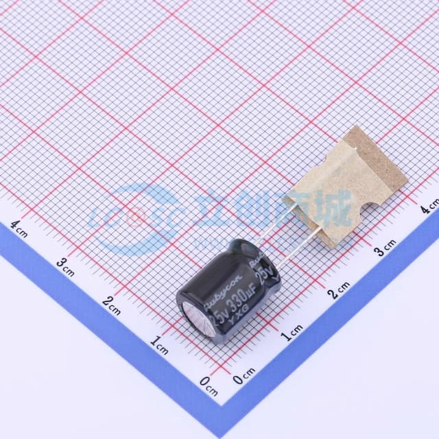 330uF ±20% 25V实物图