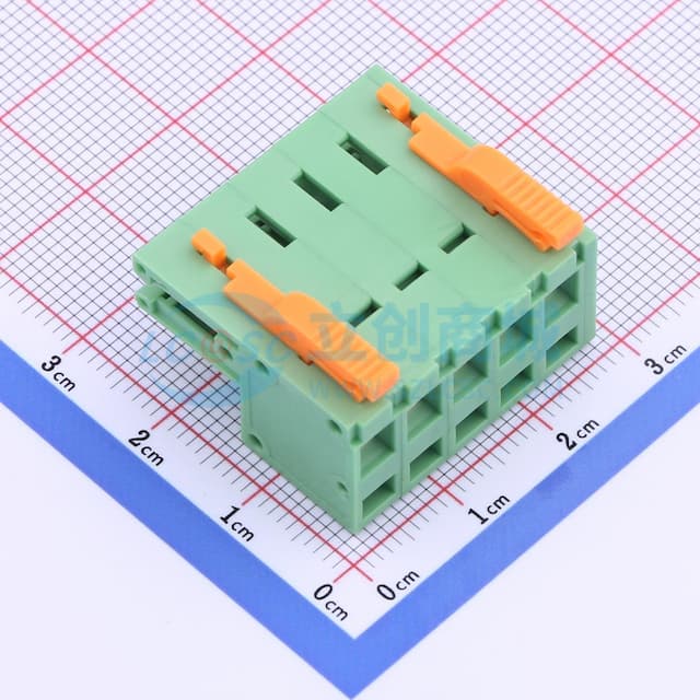 1x5P 5mm 排数:1 每排P数:5实物图