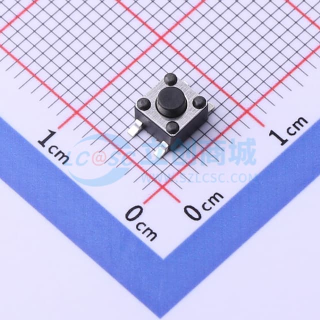 4.5*4.5*3.8mm 立贴 轻触开关实物图