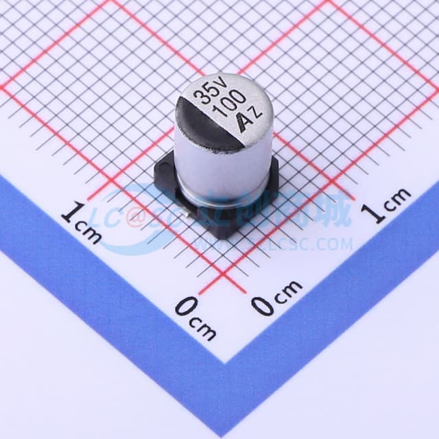 100uF ±20% 35V实物图