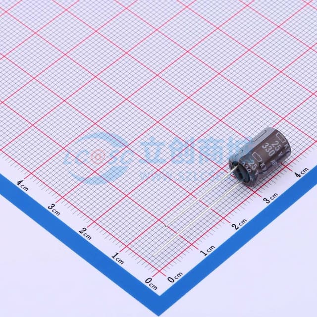 330uF ±20% 25V实物图